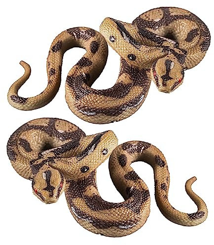 VICASKY 2 Pièces Truc Serpents Jouets Broyeur Para Épingle à Cheveux De Dessin Animé Chenille Serpent Télécommandé Embellistes Trousses Jouets De Bébé Cintres PVC
