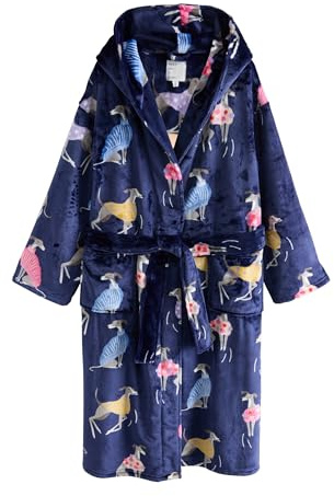 NEXT Damen Morgenmantel Windhunde Marineblau L