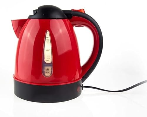 MAT-COMPANY 12 V Wasserkocher 1 Liter | 130 W | Reise- & LKW Fahrzeug, Wohnmobil, Truck | Modell MAT407