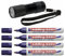 edding 8280 UV-Marker Rundspitze (1 Lampe | 4 Marker)