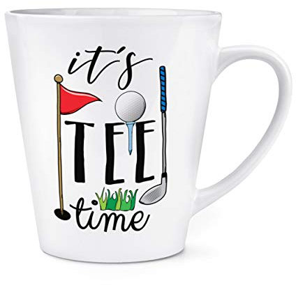 It's Tee Time Golf 12oz Latte Mug Cup