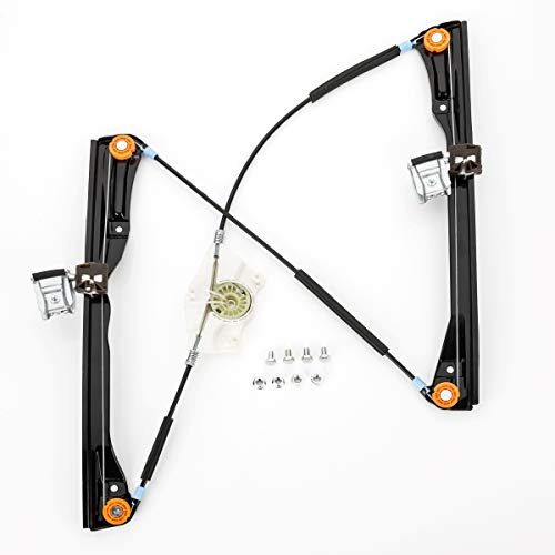 LST Elektrischer Fensterheber ohne Motor vorne links für 4/5 Türer | Kompatibel mit VW Golf 4 IV Bora 1J 1997-2013, Fensterführung, Fensterhebermechanismus, Antrieb