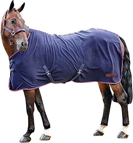 John Whitaker Rastrick Fleece Rug 5ft9 Navy Reflective