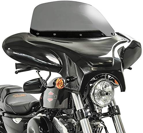 Batwing Windschild für Kawasaki VN 1500 Classic Tourer Verkleidung rauchgrau