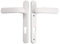 Türdrücker Türbeschlag Schwarz/Weiss Kunststoff Türgarnitur PVC Türgriff Türbeschlag Türklinke Set 1 Paar