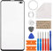 Duotipa Replacement Frontglas Display Glas Reparatur Kompatibel mit Galaxy S10+ S10 Plus SM-G975F 6.4''+ Werkzeugen(Kein Display und Touch Digitizer)-mit OCA Kleber