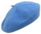 Melegari Baskenmütze für Damen | 100% Wolle | Margie Beret | Made in EU, hellblau 588, One size