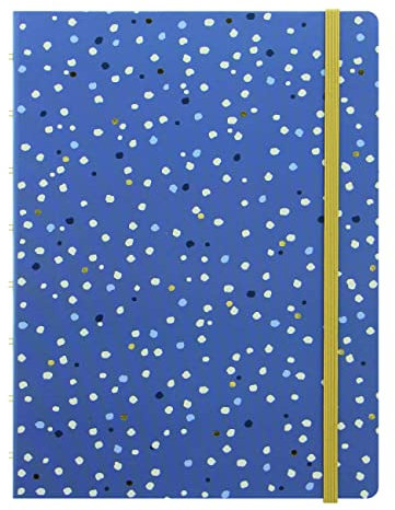 Filofax Nachfüllbares Notizbuch, A5-Größe, Indigo-Kollektion, 21 x 14,6 cm, Snow (B115112U)