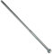 M10 Sechskant-Holzschrauben, Breite 17 mm, verzinkter Stahl, Sechskantschrauben, silberfarben, lang, 30,5 x 1 cm, 10 mm x 300 mm, 1 Stück