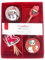48-teiliges Muffin Cupcake Deko Back Set Weihnachten, X-Mas Motive Pinguin, Schneemann, Schlittschuh, Tasse (Design 2)