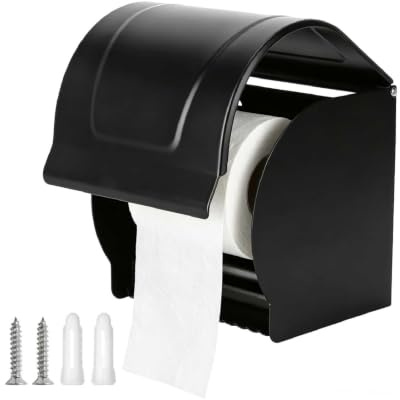 Toilettenpapierhalter Selbstklebend, An Der Wand Montierter Toilettenpapierhalter, Wandmontierter Rollen-Toilettenpapierspender, wasserdichte Staubdichte Papierrollenhalter Und Spender Für Badezimmer