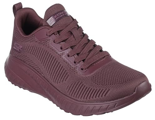 Skechers Femme Bobs Squad Chaos Face Off Basket, Violet, 39 EU