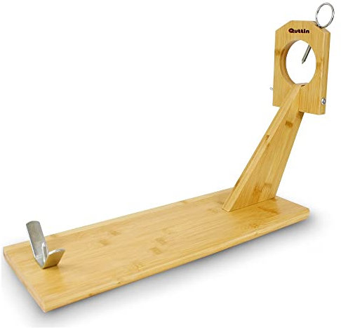 Quttin S2210032 Jamonero de Madera, Plástico, Multicolor