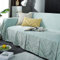 Homxi Sofa Überwürfe Sofabezug 3 Sitzer,175x150CM,Sofa Universal Bezug Einfarbig Sofa Überwürfe Chenille Handtuch Sofa Grün Bezug Sofa