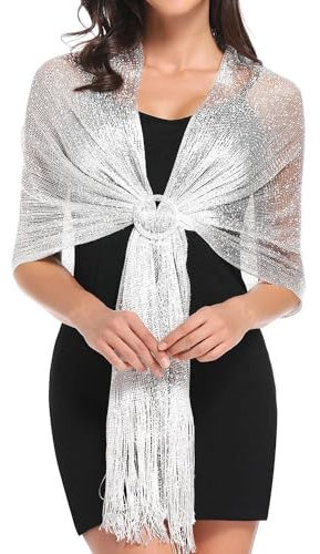 TBSCWYF Chiffon Schal Damen Seidenweich und Federleicht Eleganter Halstuch Damen Schal Premium Polyester Tuch Damen Pflegeleichtes Schaltuch Quaste Geeignet für Partys Hochzeiten Alle Jahreszeiten