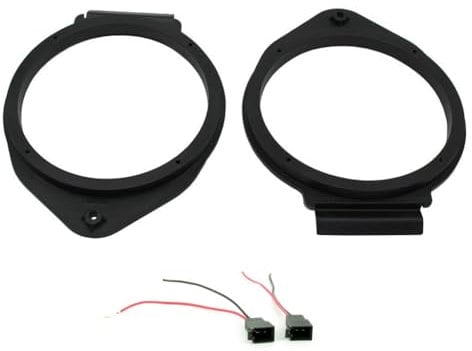 Motorguard Front & Rear rear door speaker adaptor kit 165mm 6.5 with Harness Adaptors for Vauxhall insignia Astra Adam Mokka Meriva Zafira-Tourer