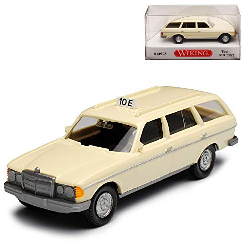 Mercedes-B E-Klasse W123 250T T-Modell Kombi Taxi 1975-1986 H0 1/87 Wiking Modell Auto
