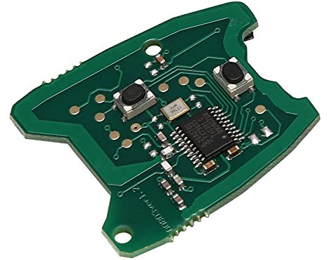 Borimend Carte de Circuit Imprimé FOB de Clé à Distance de 433MHz 2 Boutons pour 307/2000-2017 73373067C