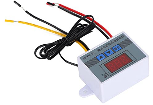 Temperature Controller, Digital Thermostat Microcomputer Digital Temperature Controller Programmable Thermostat Hatching Temperature Controller Heating Cooling Thermostat (24v)