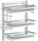 Wall Mounted 3-Tier Dish Drying Rack with Drainboard, Hooks & Cutlery Holder - No Drilling Required