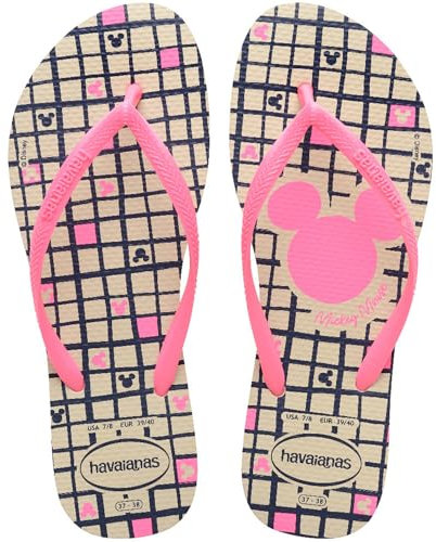 Havaianas Femme Slim Disney Tongues, Beige, 37/38