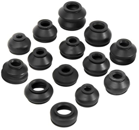 Kugelgelenk-Gummi-Staubmanschettenabdeckung,Kugelgelenkmanschette,Kugelgelenk-Schutzhülle - Kugelgelenk-Staubmanschetten, 14er-Set für Autoaufhängung, Lenkungsteile, Zubehör, Gummigelenk-Set