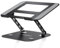 TECKNET Laptop Ständer Höhenverstellbarer Faltbarer Laptop Stand Ergonomischer, Belüfteter Laptopständer Notebook Stand Kompatibel mit MacBook Air, Pro, Dell, Lenovo, Allen Laptops 11-17.3(Schwarz)
