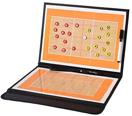Timcryxient Volleyball Coaching Klemmbrett Set Coaches Magnettafel Kit für Zubehör