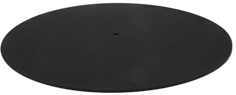 Schallplattenschutzpad aus Filz für Plattenspieler 7 Zoll Schwarz | Vinyl und Phonograph, 3mm Stärke, Rutschfest und Schützend, Vibrationskontrollierend