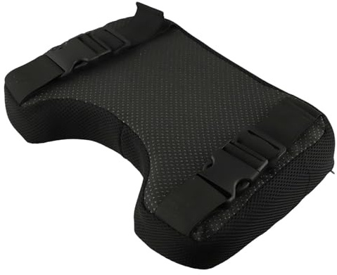 Gettimore Rudergerät Sitzkissen für Concept 2, hochdichtes PU und Memory Foam Polsterung, 32 x 22 x 7 cm, Schwarz, Anti-Rutsch-Gurt für bequemes Rudertraining