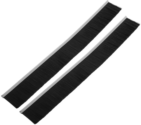 Hemobllo 2Pcs Mail Box Brush Seal Strip Letter Box Brush Seal for Home Office Postal Mailboxes Dust and Water Resistant Easy Fit Mail Parts 11.81In Length