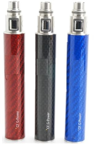 VOW® CF G-Power k3 Pen Style 510 Ego Thread Battery, 900mAh OR 1600mAh, No Nicotine (Red Battery (1600mAh))