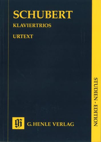 Klaviertrios, Klavier, Violine und Violoncello, Studien Edition: Besetzung: Klaviertrios (Studien-Editionen: Studienpartituren)