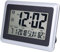 OCEST Digital Wall Clock, Large Number Electric Desk Alarm Clock with Indoor Temperature Date Calendar for Kitchen Office Home Bathroom (Sliver),9inch