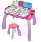 Vtech 80-154654 Magischer Schreibtisch 3 in 1 Kinderschreibtisch, rosa