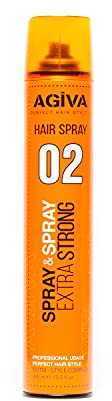 AGIVA Hair Styling Spray 02, 400 ml, Schwarz, Standard