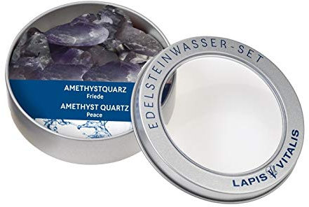 Berk Wassersteine in Geschenkdose - Amethyst