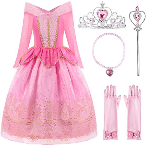 ReliBeauty Ragazze Gonna Principessa Abito Costume Vestito Cosplay, 100