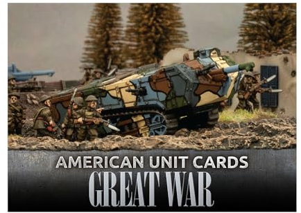 Great War War: American Unit Cards (GUS901) Regelwerk WWI 15mm Flames of War Battlefront Miniatures