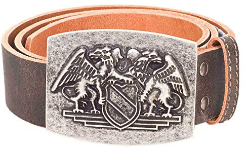 Goldschmidt Trachtengürtel 96 Baden braun pflanzlich gegerbt (braun, 115)