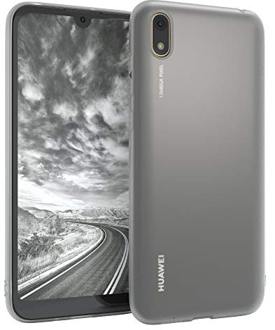 EAZY CASE Handyhülle Silikon mit Kameraschutz kompatibel mit Huawei Y5 (2019) / Honor 8s in Transparent Matt Ultra dünn, Slimcover, Silikonhülle, Hülle, Softcase, Backcover