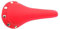 YFCTLM Fahrradsattel Vintage Fahrrad-Sattel-PU-Leder MTB Rennrad Rivet Sitzkissen Single Speed ​​Fixie Bike Braun Blau Satteldecke (Color : Rot)
