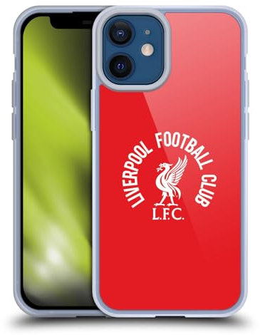 Head Case Designs Offizielle Liverpool Football Club LFC Weiss Und Rot Liver Bird Gelhülle [Militärischer Schutzgrad] Kompatibel Mit Apple iPhone 12 Mini Und Kompatibel Mit MagSafe