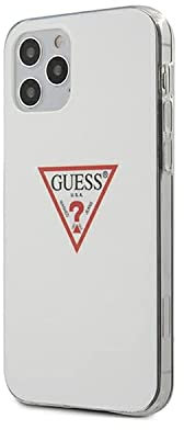 Guess GUHCP12MPCUCTLWH Triangle Collection Hülle für iPhone 12/12 Pro 6,1 weiß