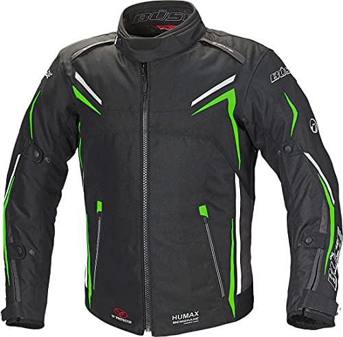 Büse Mugello Motorrad Textiljacke, schwarz/grün, M