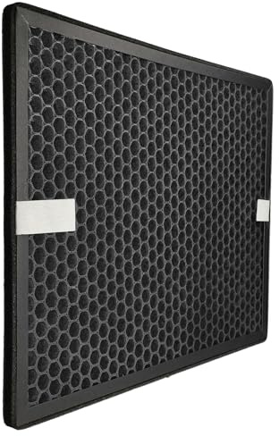 vhbw Aktivkohlefilter kompatibel mit Philips AC1214 | AC1215 Luftreiniger - Luftfilter Schwarz