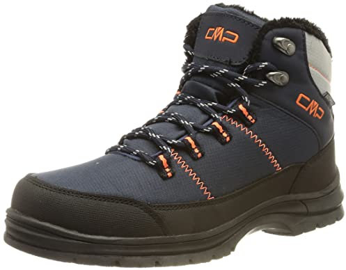 CMP KIDS ANNUUK SNOW BOOT WP, Stivali da Neve Unisex - Bambini e ragazzi, Black Blue, 40 EU