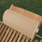 Liegen Kissen, Liegestuhl Kopfkissen, Garten Relaxsessel Nackenkissen, Komfortabel Zubehör für Liegestuhl Sonnenliege Gartenliege Strandliege 43m x 14cm (Beige, 1 PC)