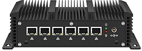 KINGDEL K121 Mini Ordenador de Escritorio Celeron 2955U/3865U/3965U procesador 8 GB DDR4 RAM 128 GB SSD 4xUSB3.0 Mini PC HD 6xLAN Firewall Router Servidor de Red