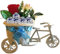 Baci Perugina Idee Regalo Pasqua 2025-9 Cioccolatini Baci Perugina + Bicicletta Decorativa Per Giardino, Centrotavola, Casa - Regalo Uomo Donna